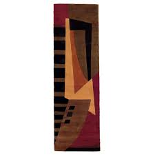 abstract runner rug in the rugs