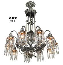 Antique Crystal Chandelier Gothic Style