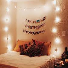 bedroom look magical using fairy lights