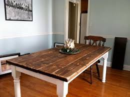 build a vintage style dining room table