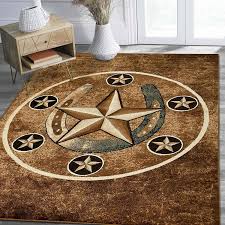 texas star cowboy area rug livingroom