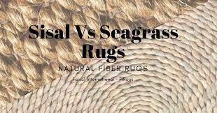 sisal vs seagr rug difference