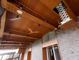 natural wooden look alike ceiling from vox