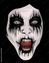 corpse paint makeup black and white