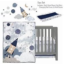 Space Nursery Baby Crib Bedding Set