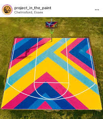 Sports Court Painting Basketball