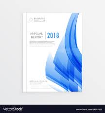 Business Annual Report Cover Page Template In A4