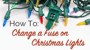 How To: Change a Fuse on Christmas Lights - YouTube