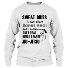 Amazon Com Jiu Jitsu T Shirt Real Girls Learn Jiu Jitsu