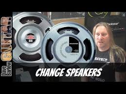change guitar speakers in your 2x12