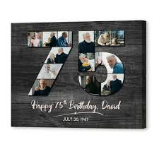 75th birthday gift ideas for dad 75th
