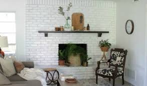 Paint A Brick Fireplace