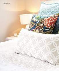 13 white bedding colorful pillows ideas