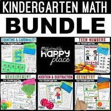Common Core Kindergarten Math Bundle