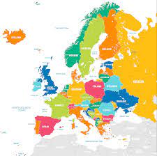 Map of europe with capitals. Regions Of Europe Worldatlas