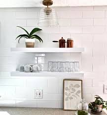Open Floating Shelving Hard Lacquer