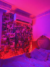 aesthetic collage wall led lights