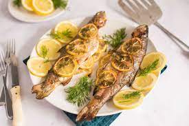 baked whole trout recipe with lemon and