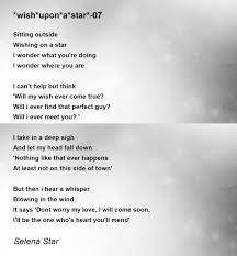 wish upon a star 07 poem by selena star