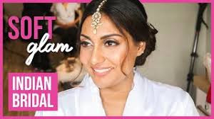 soft glam indian bridal makeup look w