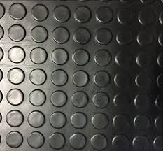 penny studded rubber sheet 2m x 5mm