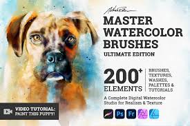 Master Watercolor Brushes Ultimate