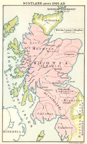 maps of scotland in 850 1066 c e