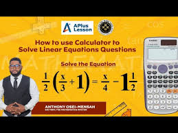 Solve Linear Equations By Sir Tony