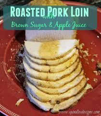 roast pork loin with brown sugar and