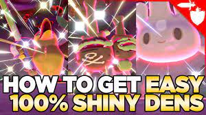How to Hunt EASY Shiny Dens in Pokemon Sword and Shield - YouTube