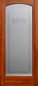 Your best options when choosing a bathroom door type. Interior Etched Glass Doors Full Lite Interior Doors French Interior Doors