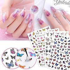 erfly nail art stickers decals 3d