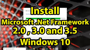 how to install net framework 2 0 3 0