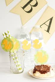 duck baby shower ideas with a cricut