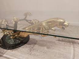 Brass Jaguar Coffee Table From Maison