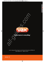 vax bare floor pro s2s series user
