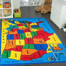 kids rug usa map area rug 8 x 10 non