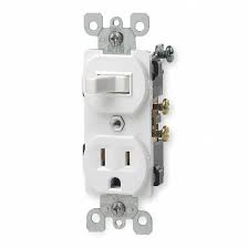 If you don't have room for a 2 gang box but you need 2 switches then you could use a combo switch in the single gang box. Leviton Combination Device Switch Receptacle Wiring Combination Toggle 5 15r Nema Configuration 5z857 5225 Wsp Grainger