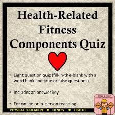Let's see how you do! Fitness Quiz Worksheets Teaching Resources Teachers Pay Teachers