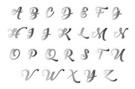 printable fancy calligraphy alphabet