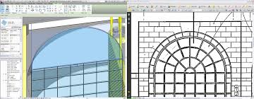 arched curtain wall arched mullions