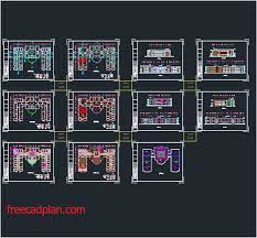 office building dwg plan sections