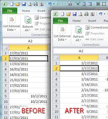 excel convert dates from mdy to dmy