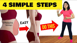 just 4 simple steps to lose belly fat