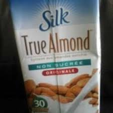 2 cup of almond milk and nutrition facts