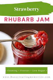 low sugar strawberry rhubarb jam recipe
