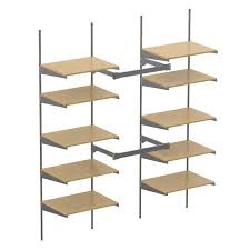 Retail Wall Shelving Display With