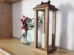 Wooden Candle Lantern From S Wood
