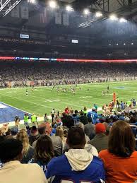 Ford Field Section 101 Home Of Detroit Lions