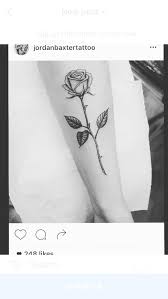 Flower Rose Tattoo Stem Tattoi Tatuaggi Rosa Tatuaggi Braccio A